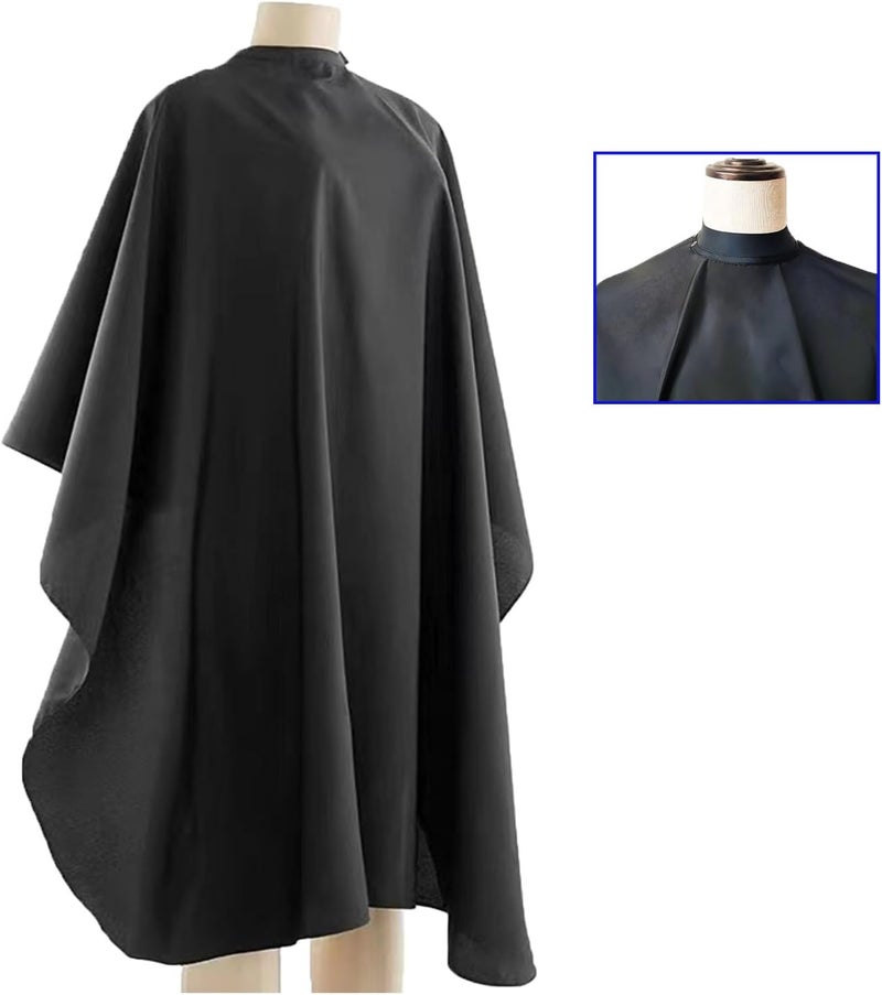 Nicoc Professional Salon Barber Cape, Waterproof Polyester Hair Cutting Cape, Silicone Neckline, Snap Button Colla, Extra Large - Image 2